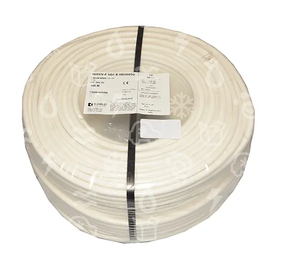 kabel CYSY 5x1, PVC, lanko, bílý, (balení 100m)